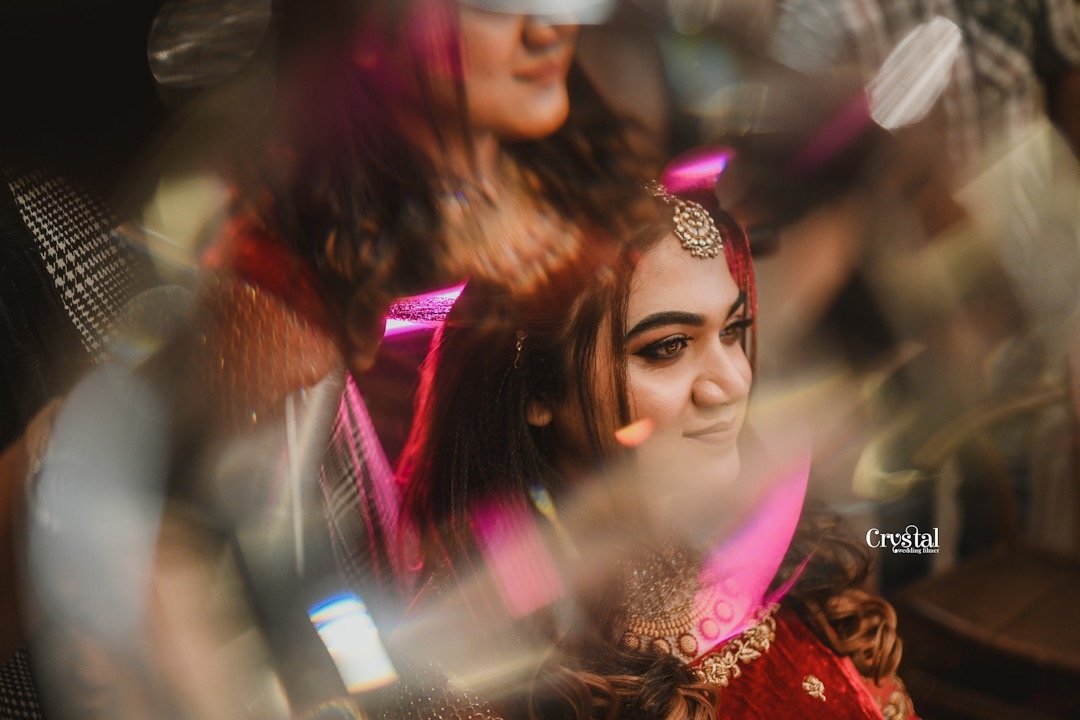 Candid wedding portrait by Crystal Visual Media