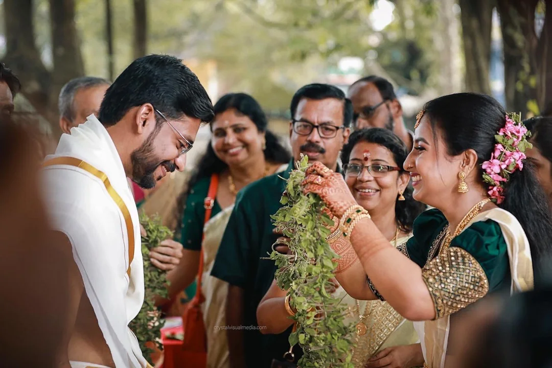 Traditional family wedding moment photographed by Crystal Visual Media